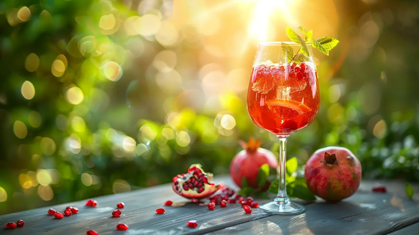 Pomegranate & Grapefruit Spritz