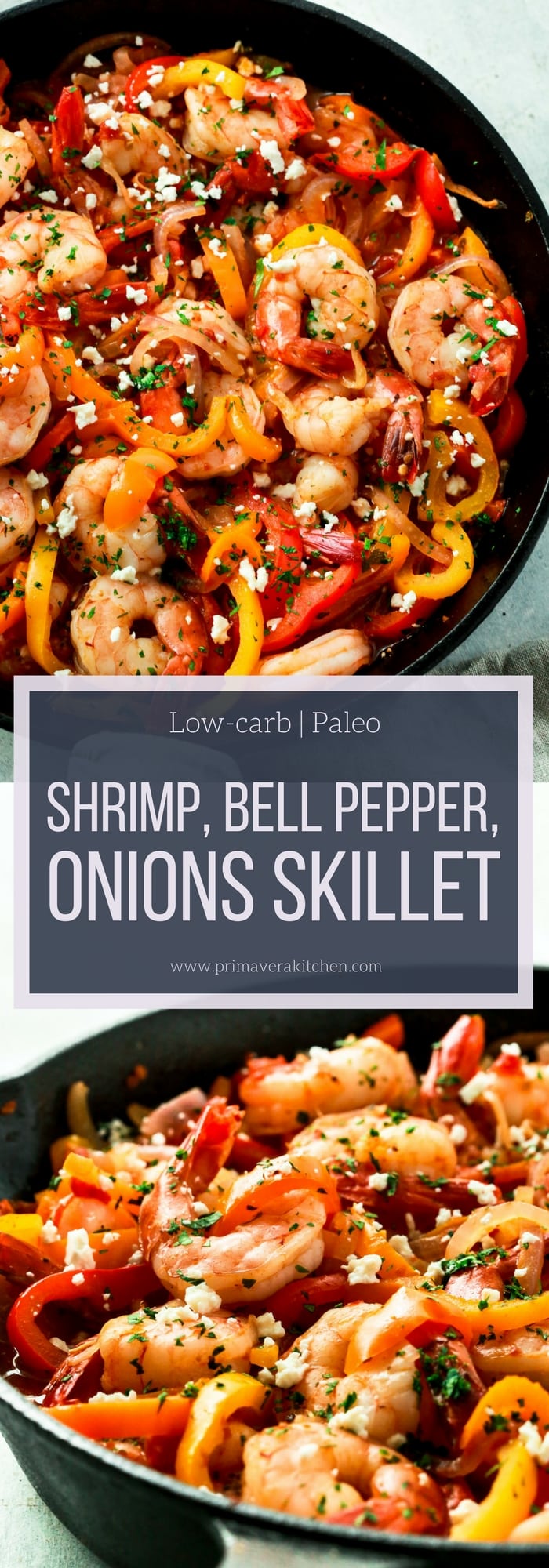 Sautéed Shrimp with Bell Peppers and Onions