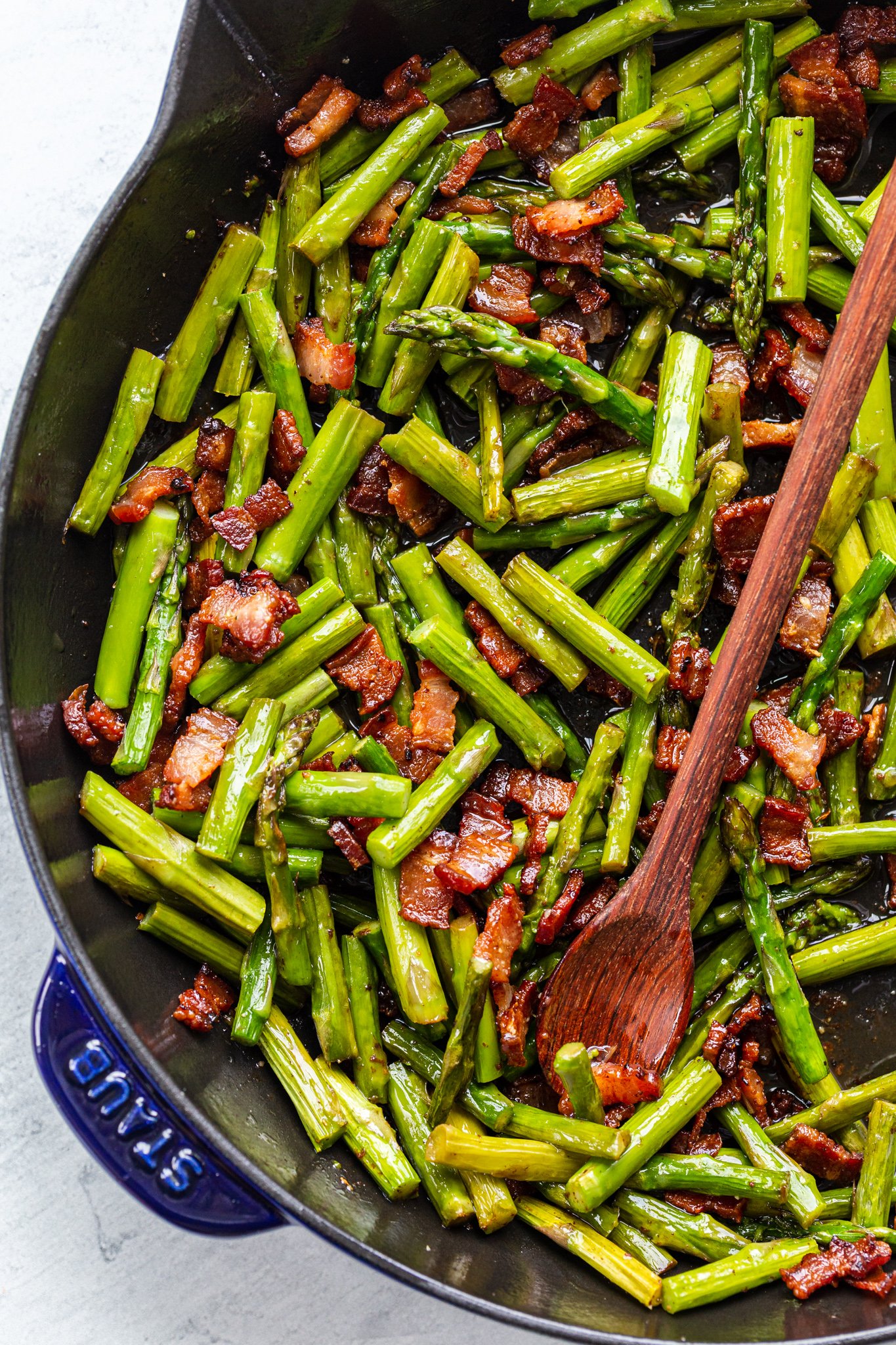 Bacon-Asparagus Chaffle