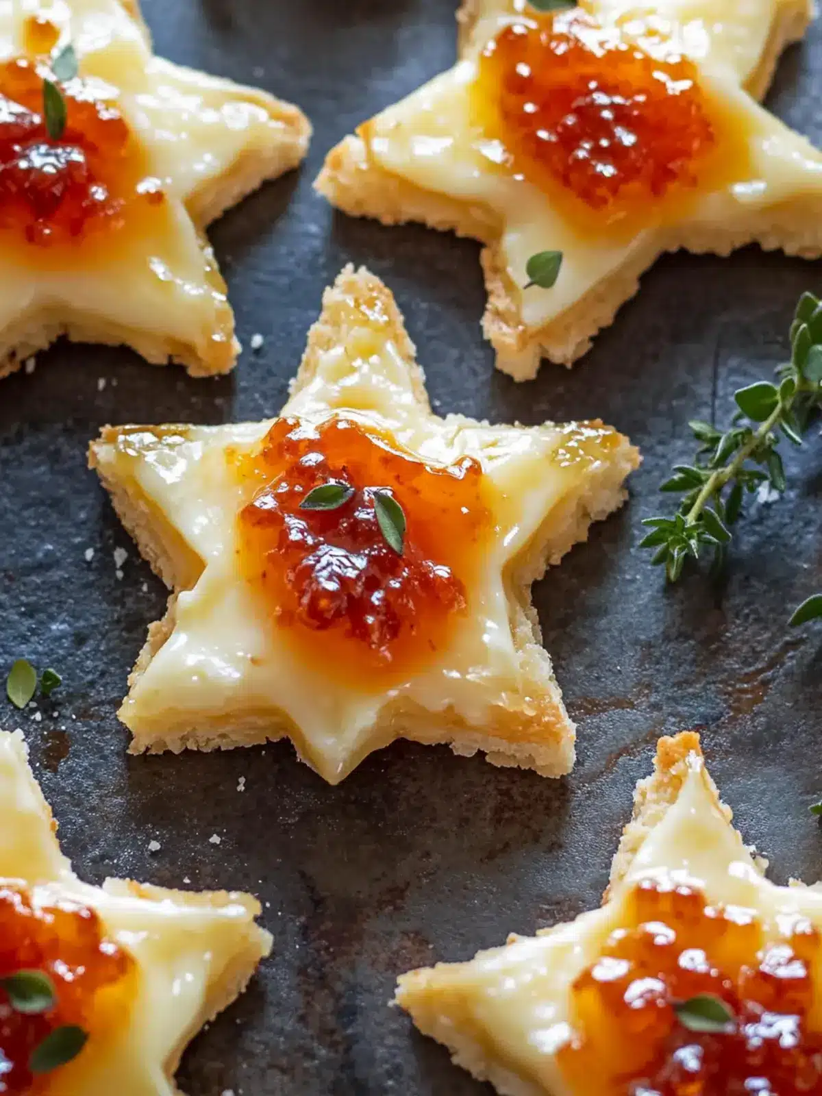 Star-Shaped Cheese and Fruit Pinwheels