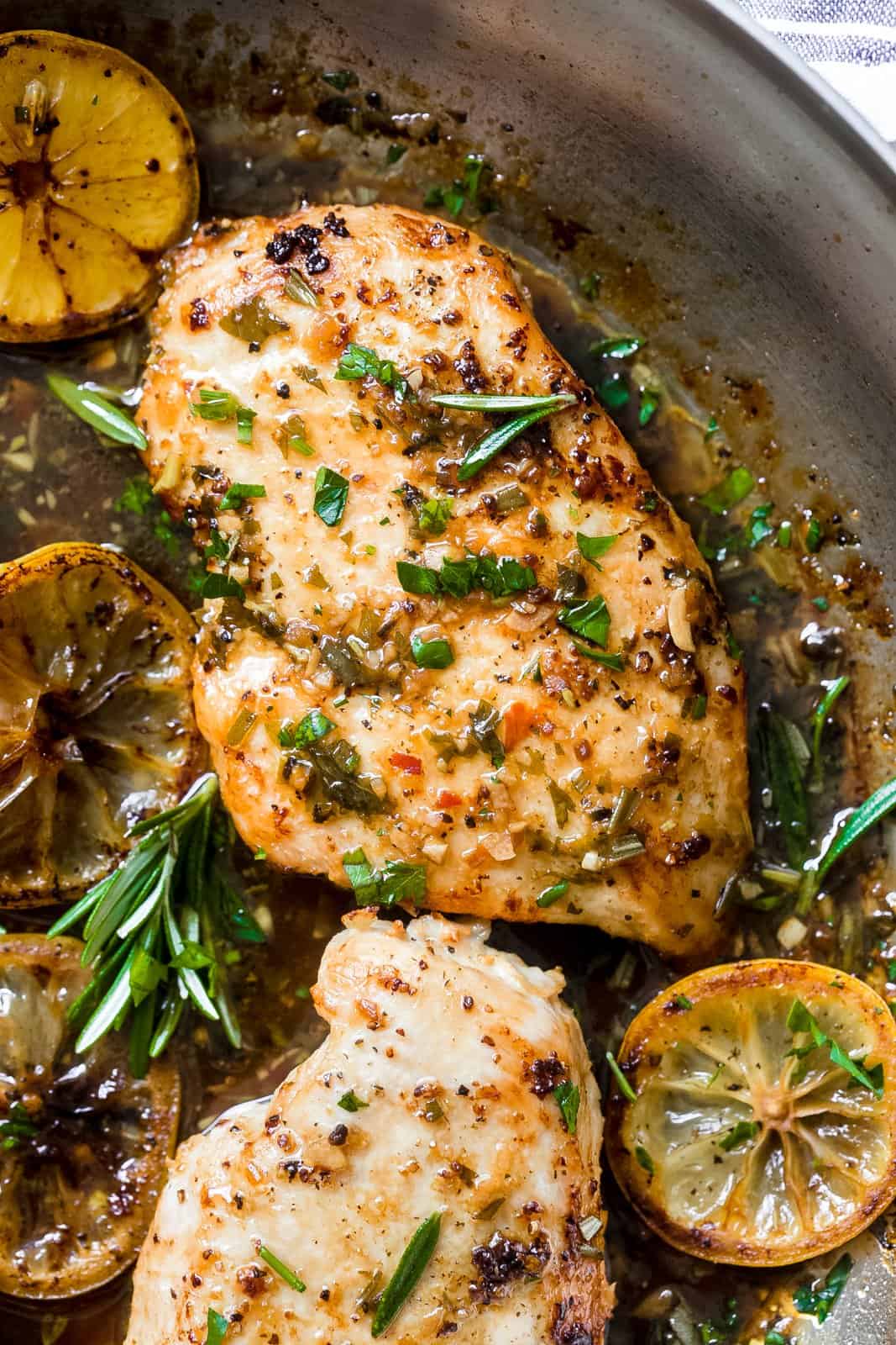 Sear-Grilled Chicken with Lemon and Rosemary
