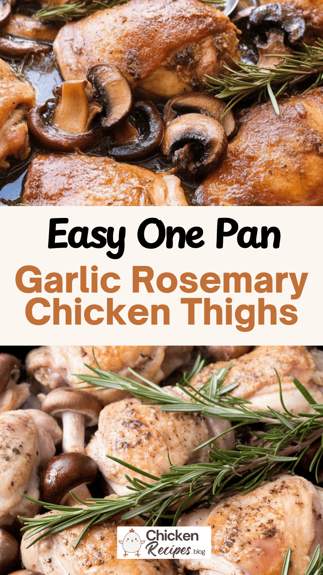 Skillet-Seared Chicken Thighs with Garlic and Rosemary