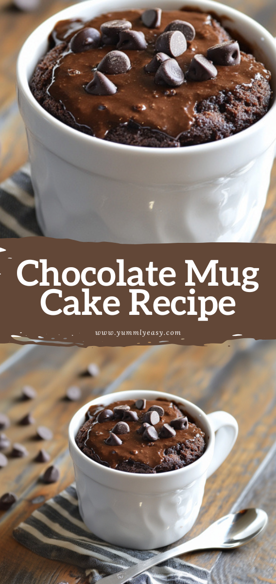 Mug-Baked Chocolate Cake
