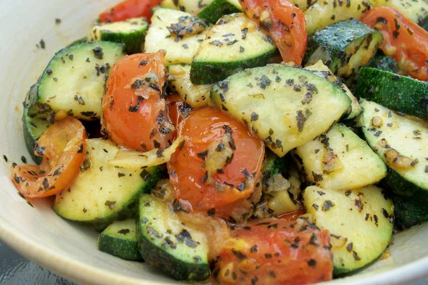 Savory Zucchini and Tomato Medley with Fresh Herbs