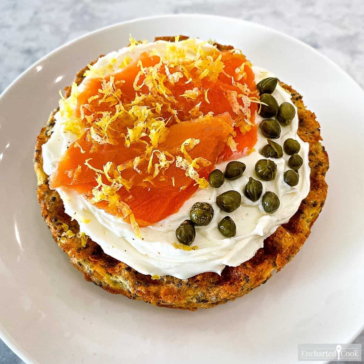 Smoked Salmon Chaffle