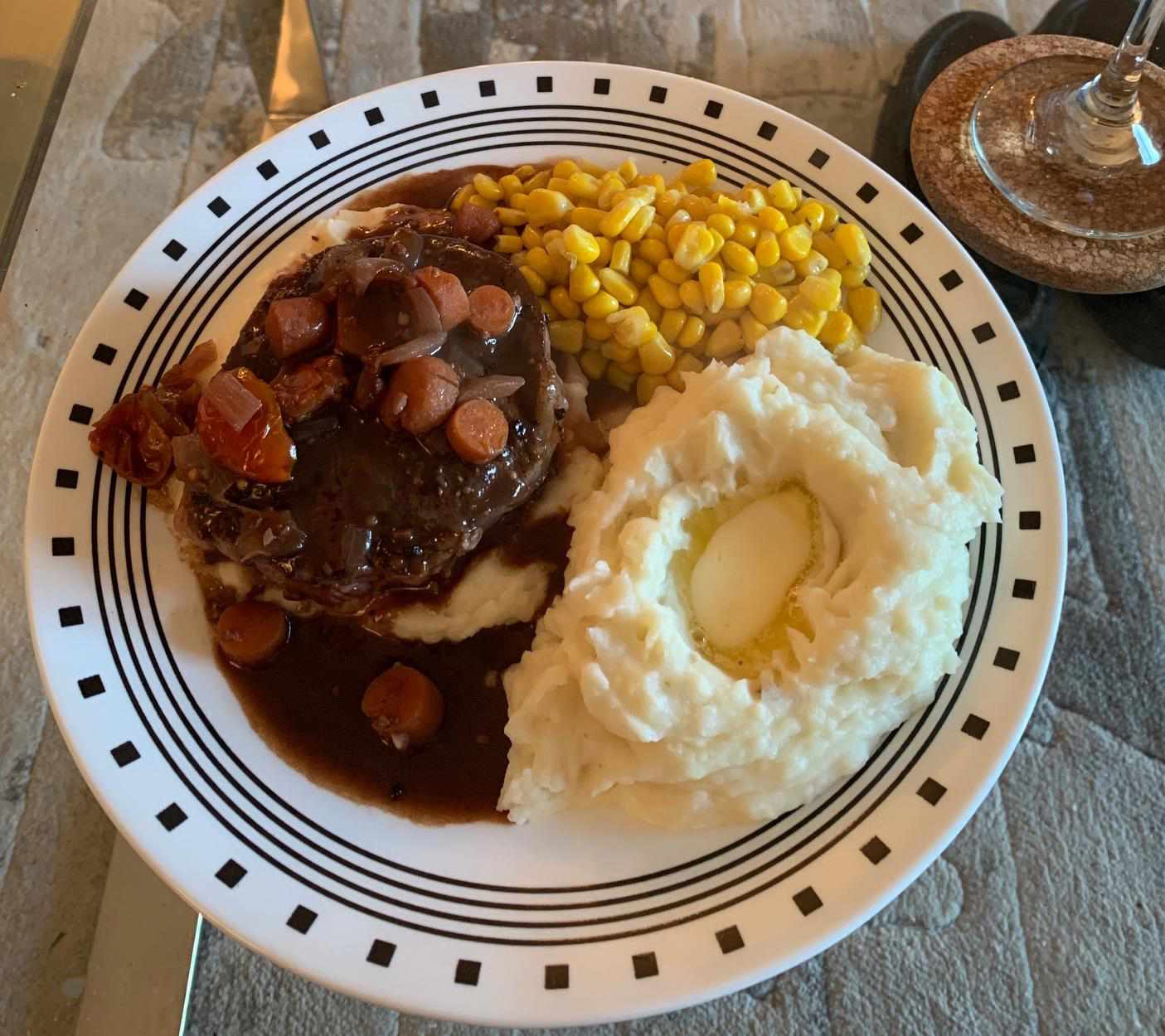 Pan-Seared Steak with Red Wine Reduction
