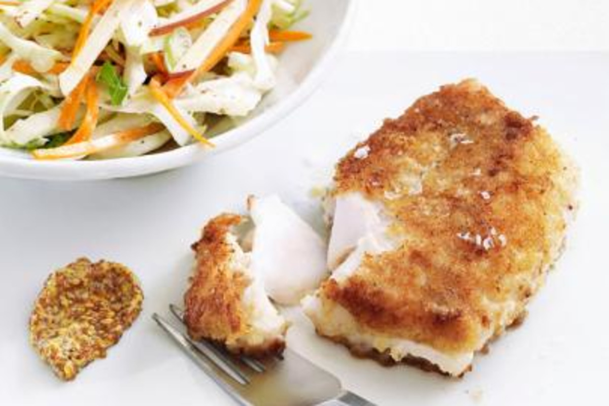 Pan-Fried Cod with Lemon and Dill