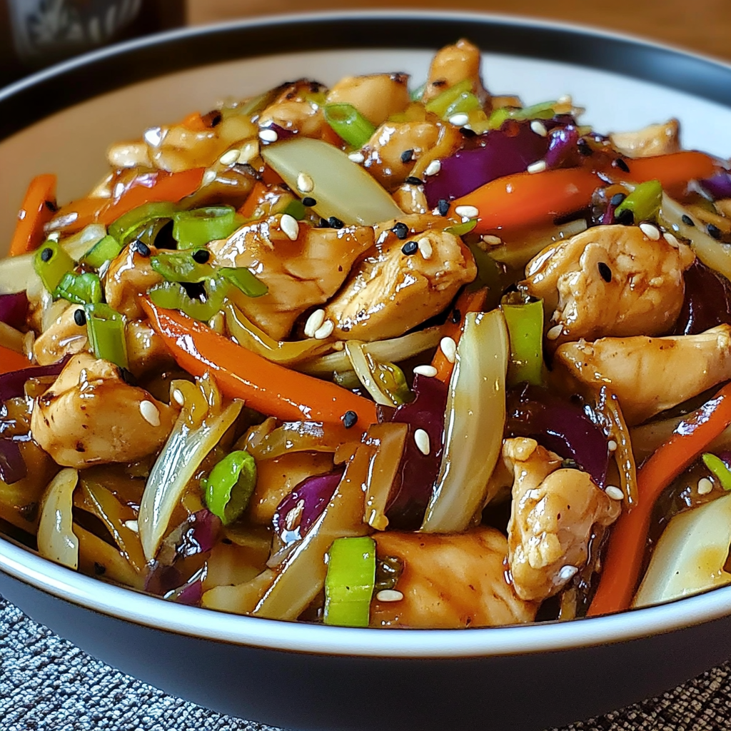 Soy-Glazed Chicken and Vegetable Stir-Fry