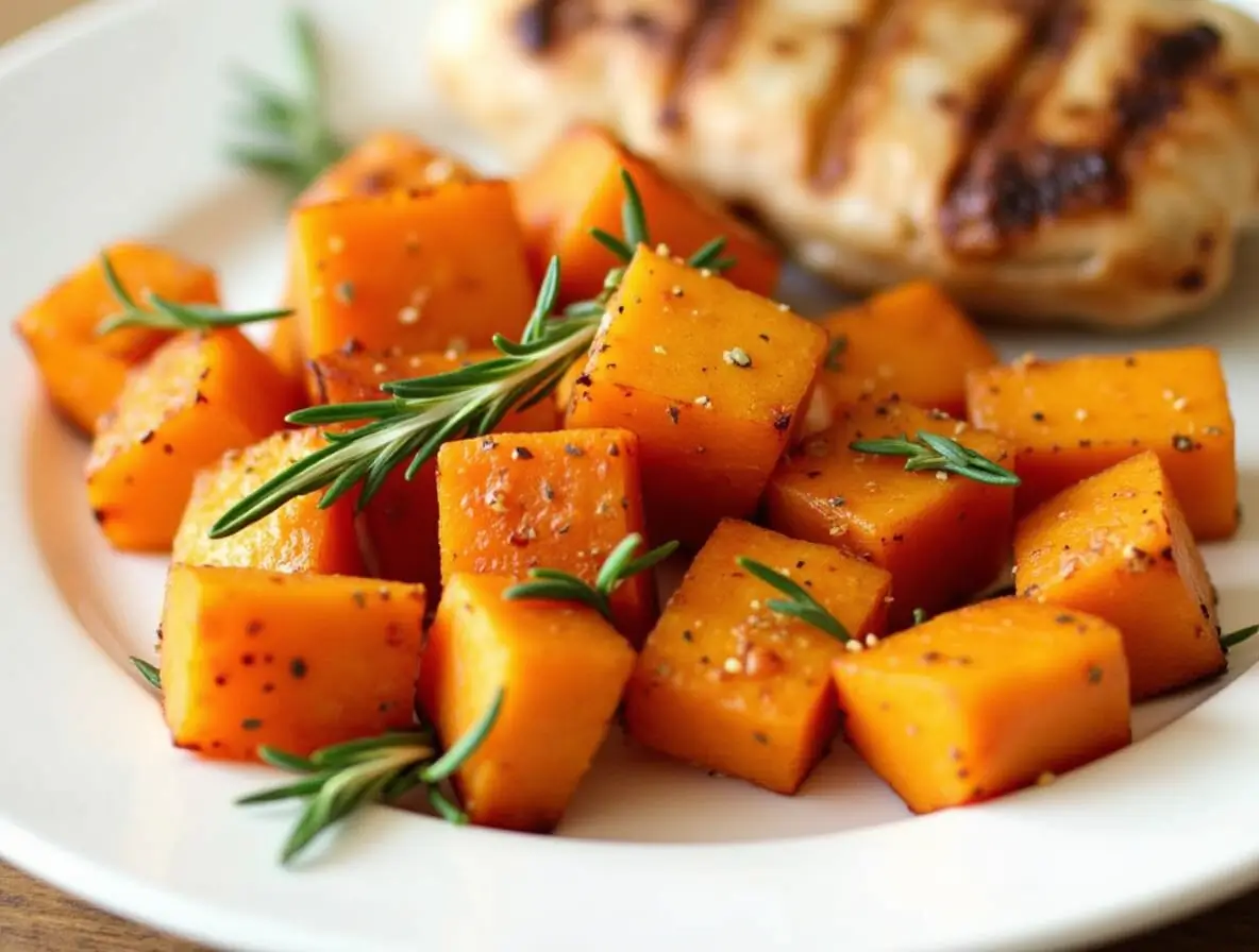 Rosemary-Roasted Sweet Potato and Chicken