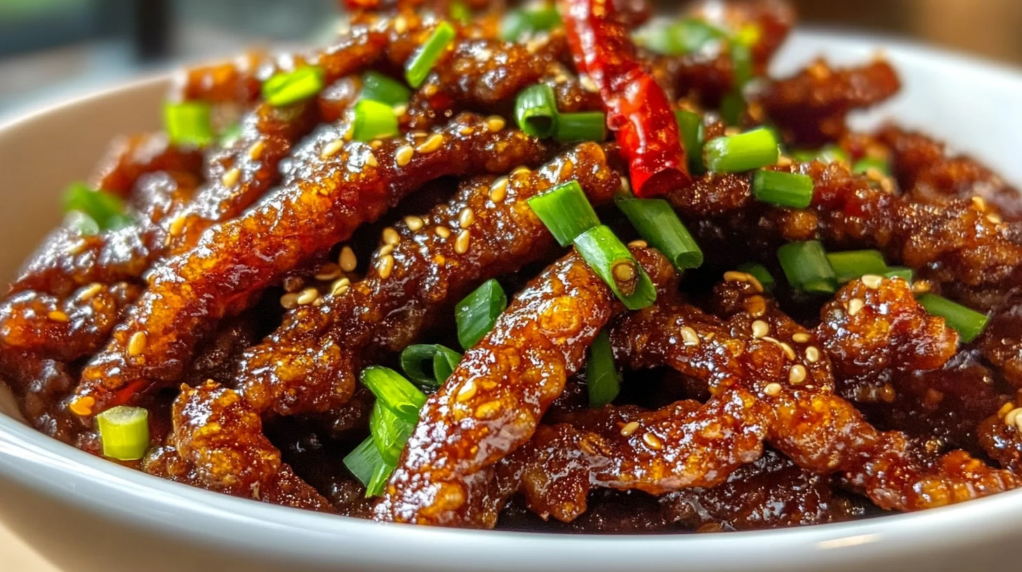 Sichuan-Style Beef with Szechuan Peppercorns and Chili