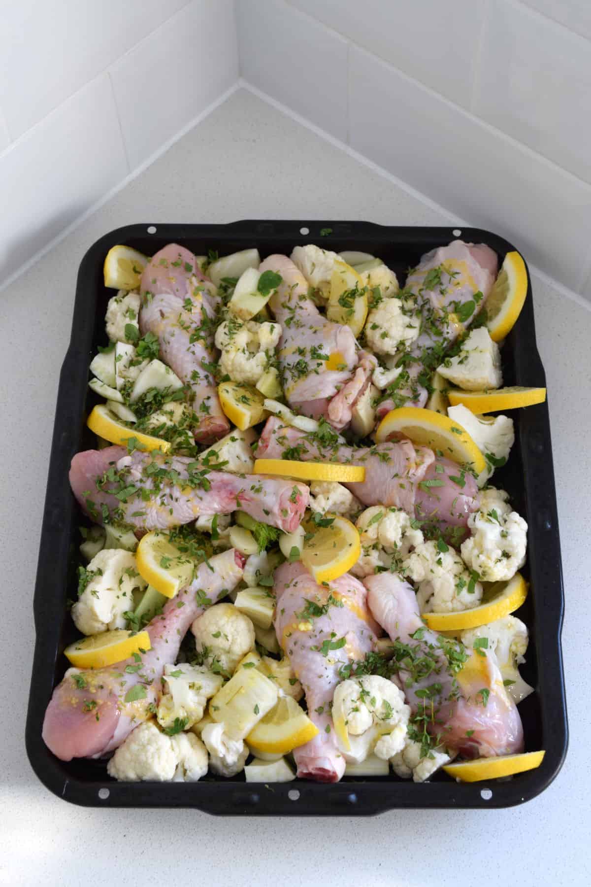 Saffron-Infused Chicken with Lemon and Fennel