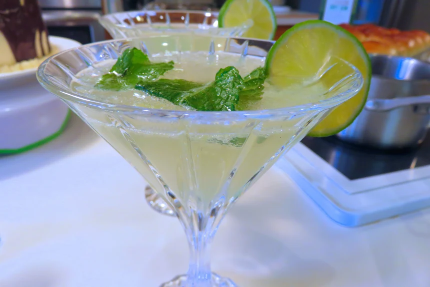 Citrus Mint Punch with Lime and Ginger