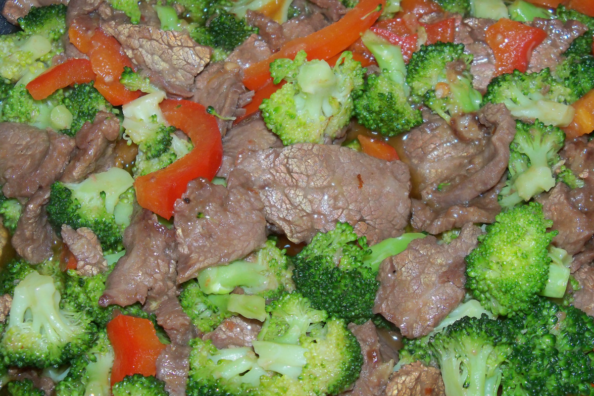 Beef Stir-Fry with Broccoli and Bell Peppers