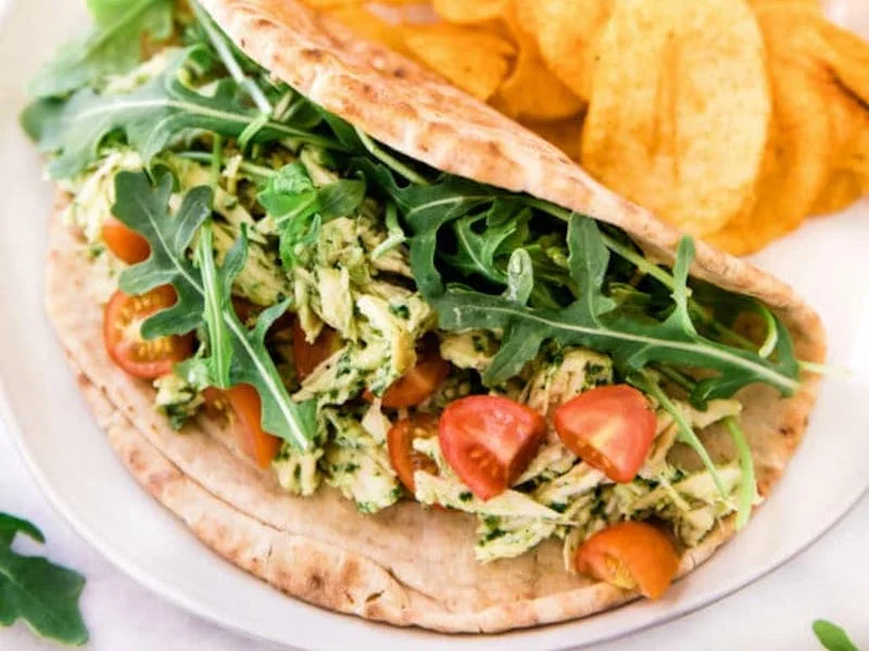 Citrus-Glazed Chicken Salad with Arugula
