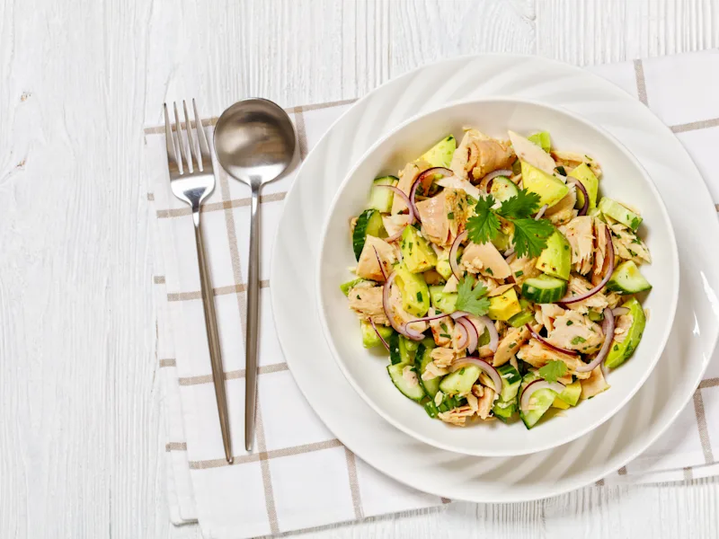 Citrus-Zested Avocado Tuna Salad