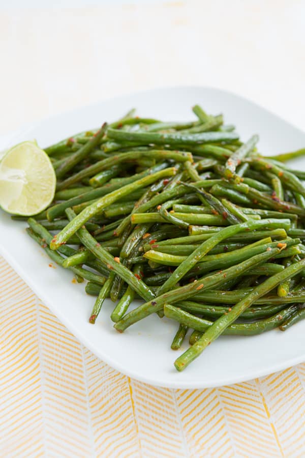 Sautéed Green Beans with Garlic and Chili