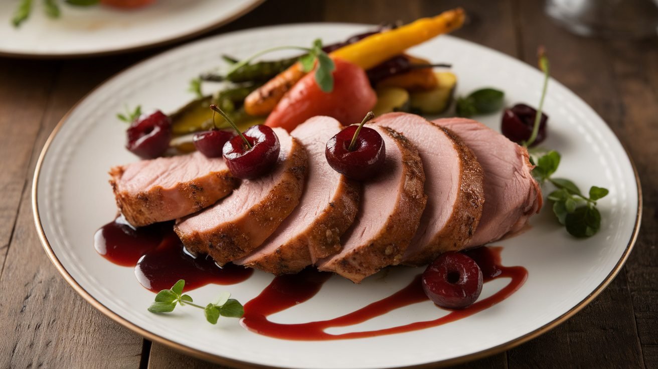 Precision-Sear Duck Breast with Cherry Reduction