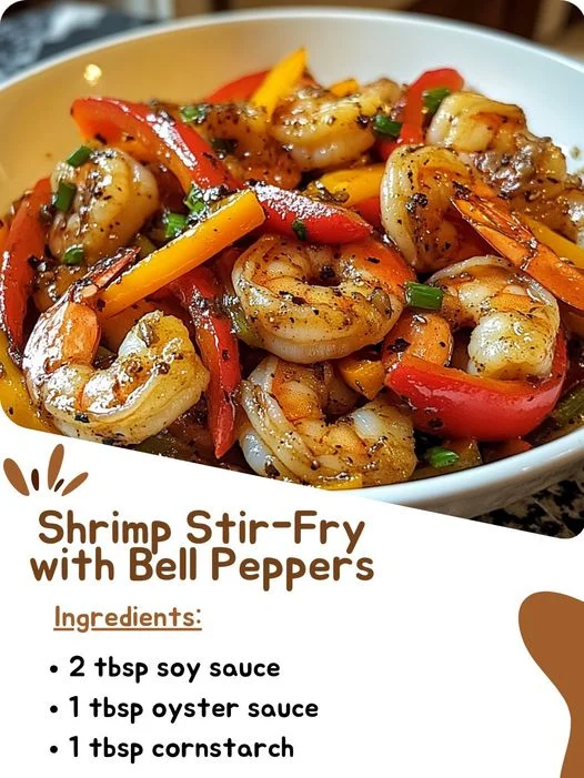 Ginger-Citrus Shrimp Stir-Fry with Bell Peppers