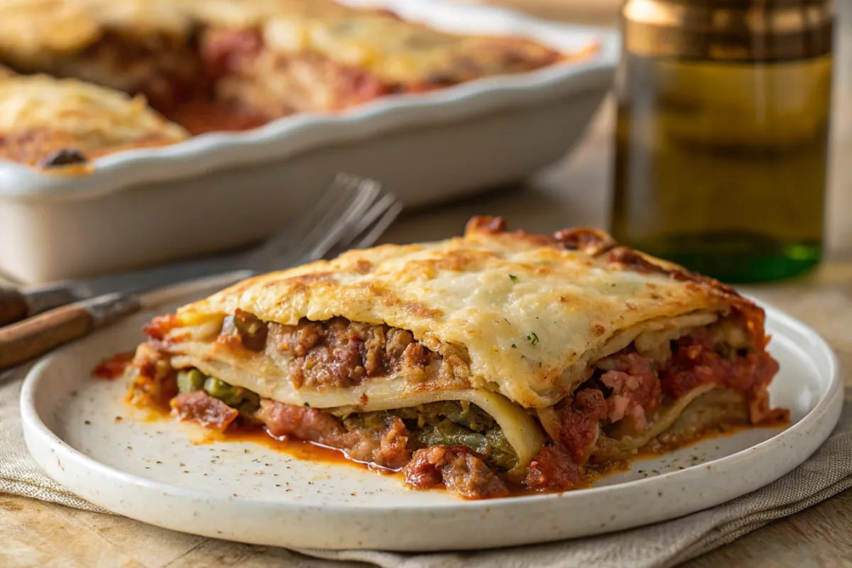 Zucchini-Carrot Layered Lasagna