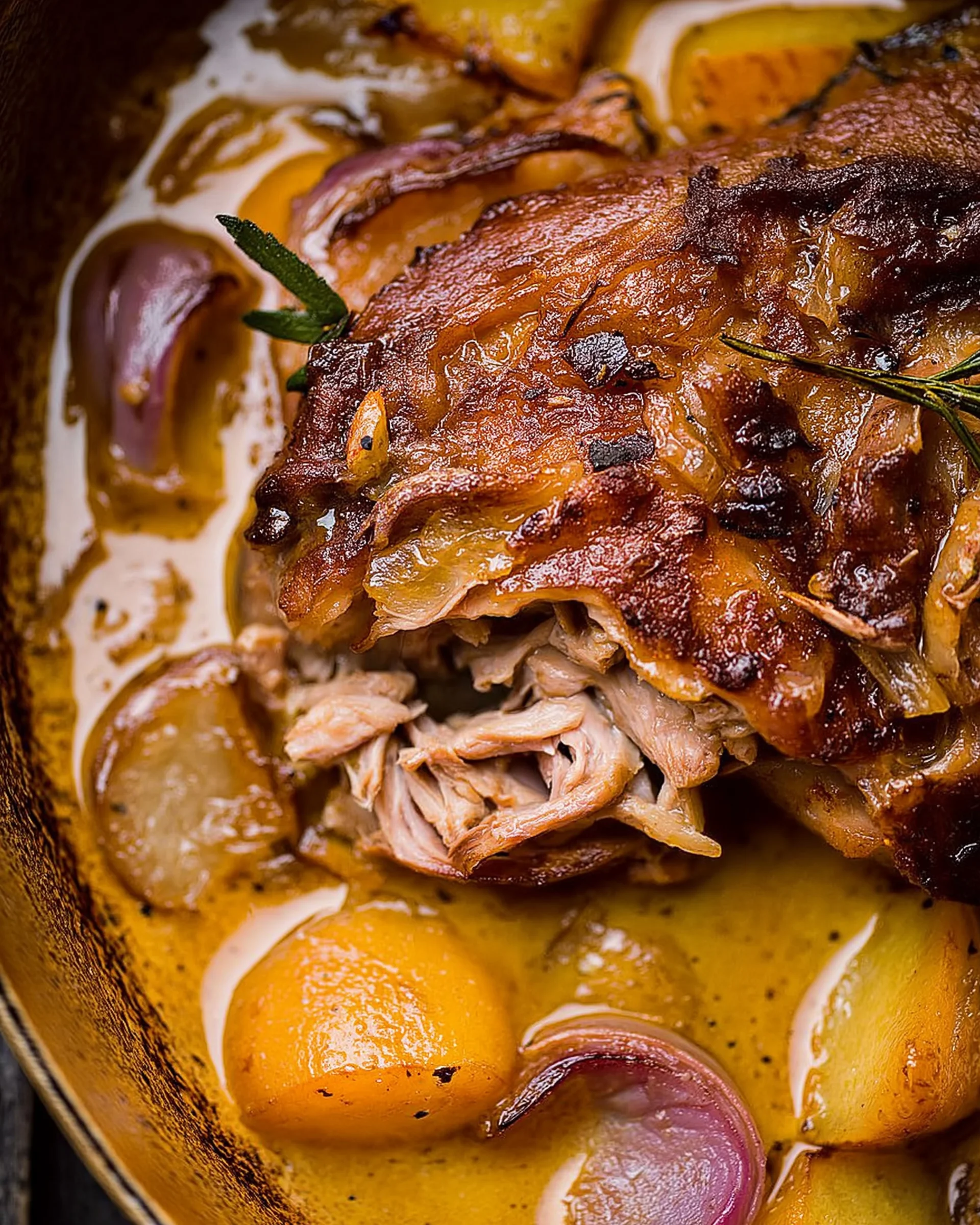 Minnesota Smoked Pork Shoulder with Apple Cider Glaze