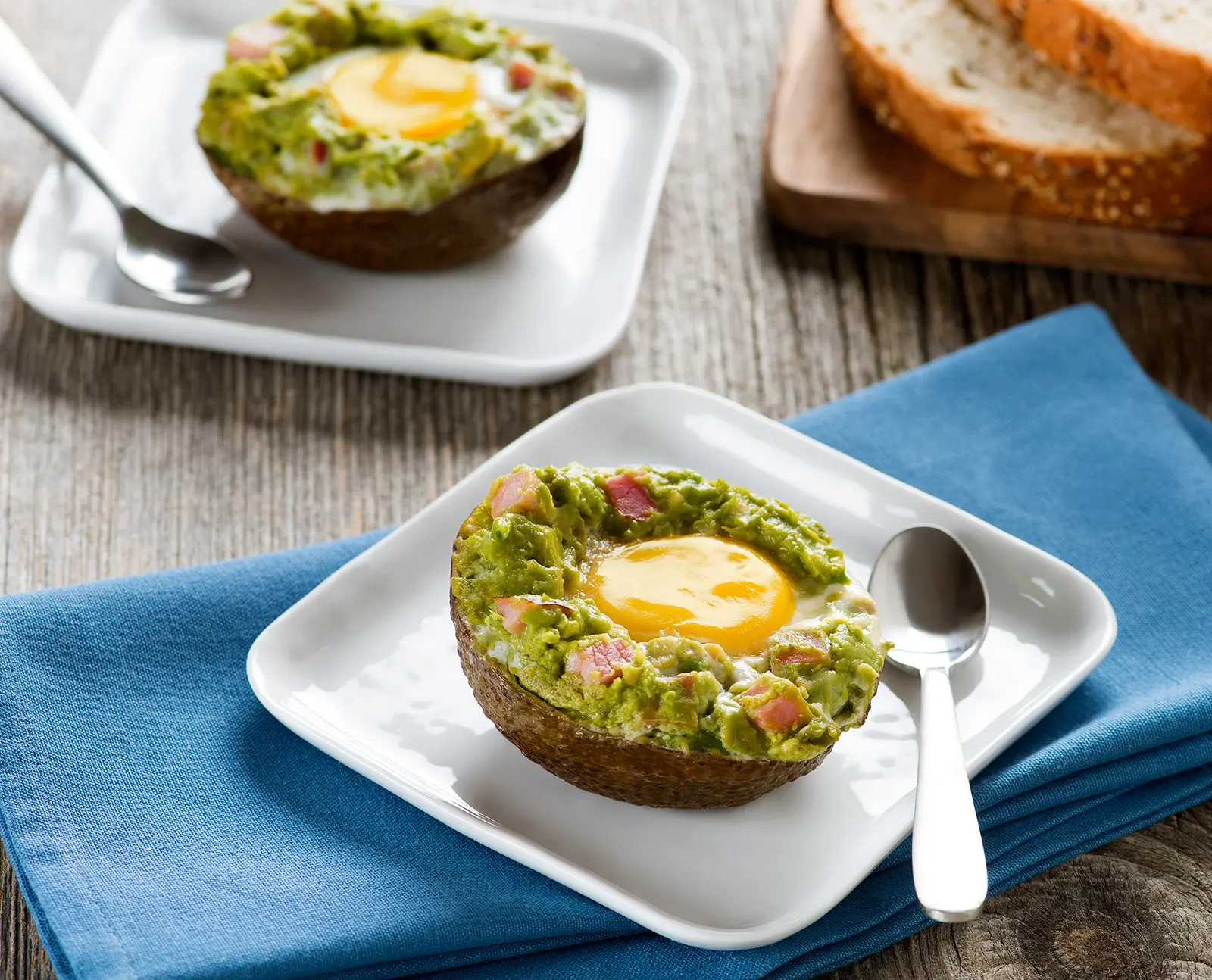 Avocado 'Mashed' Eggs with Smoked Salmon
