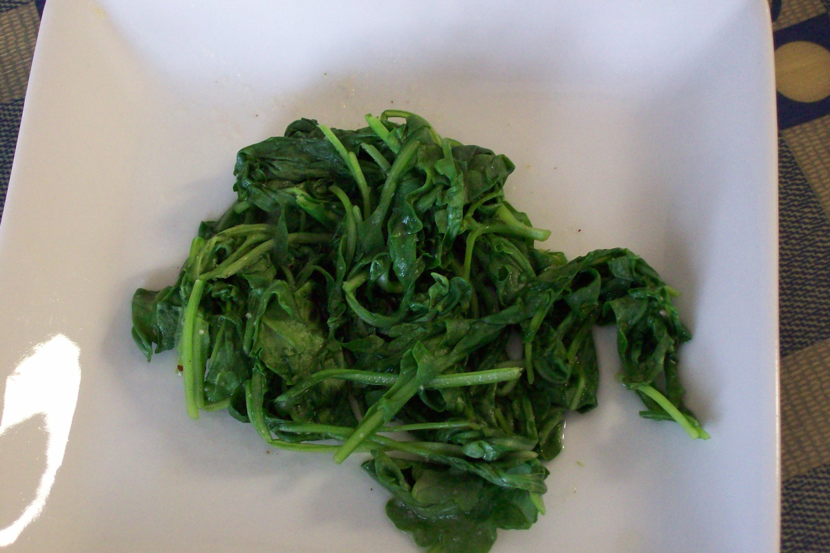 Sautéed Arugula with Lemon and Parmesan