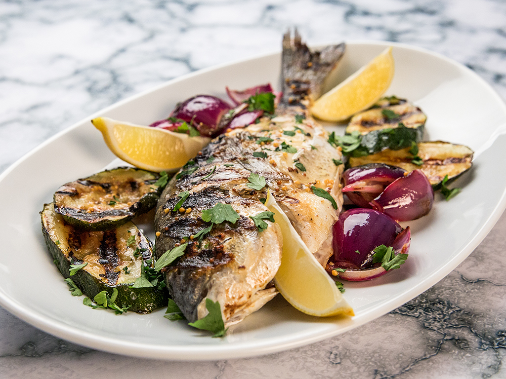Authentic Kaiseki-Style Grilled Sea Bream