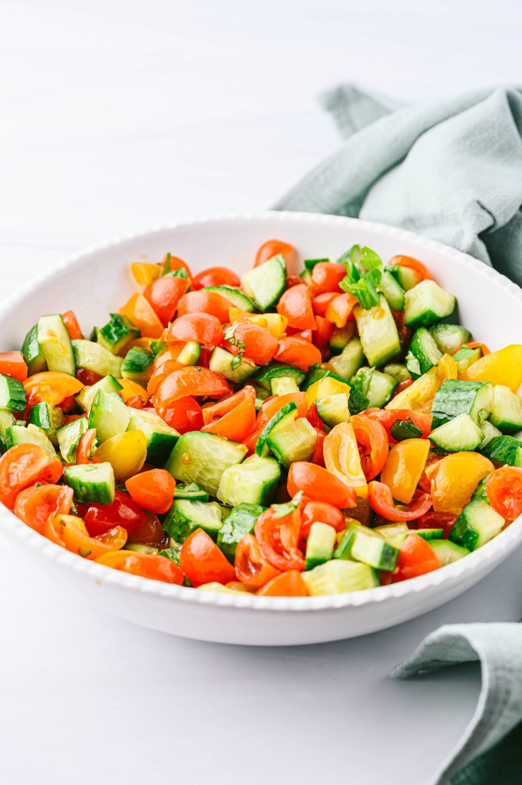 5-Minute Cucumber Tomato Salad