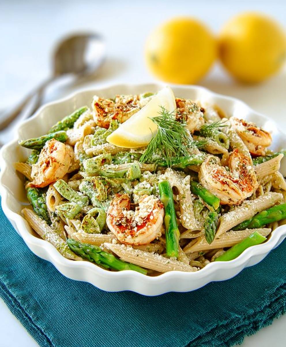 One-Pan Lemon-Dill Shrimp Pasta