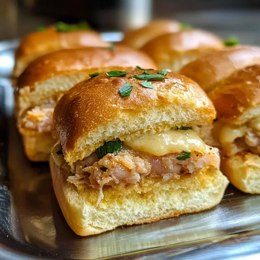 Dill-Tuna Mini Melt Sliders