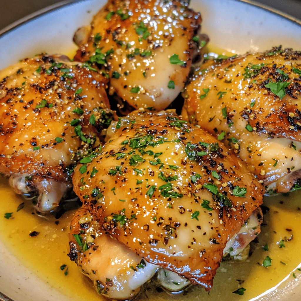 Thyme-Infused Chicken with Garlic Butter