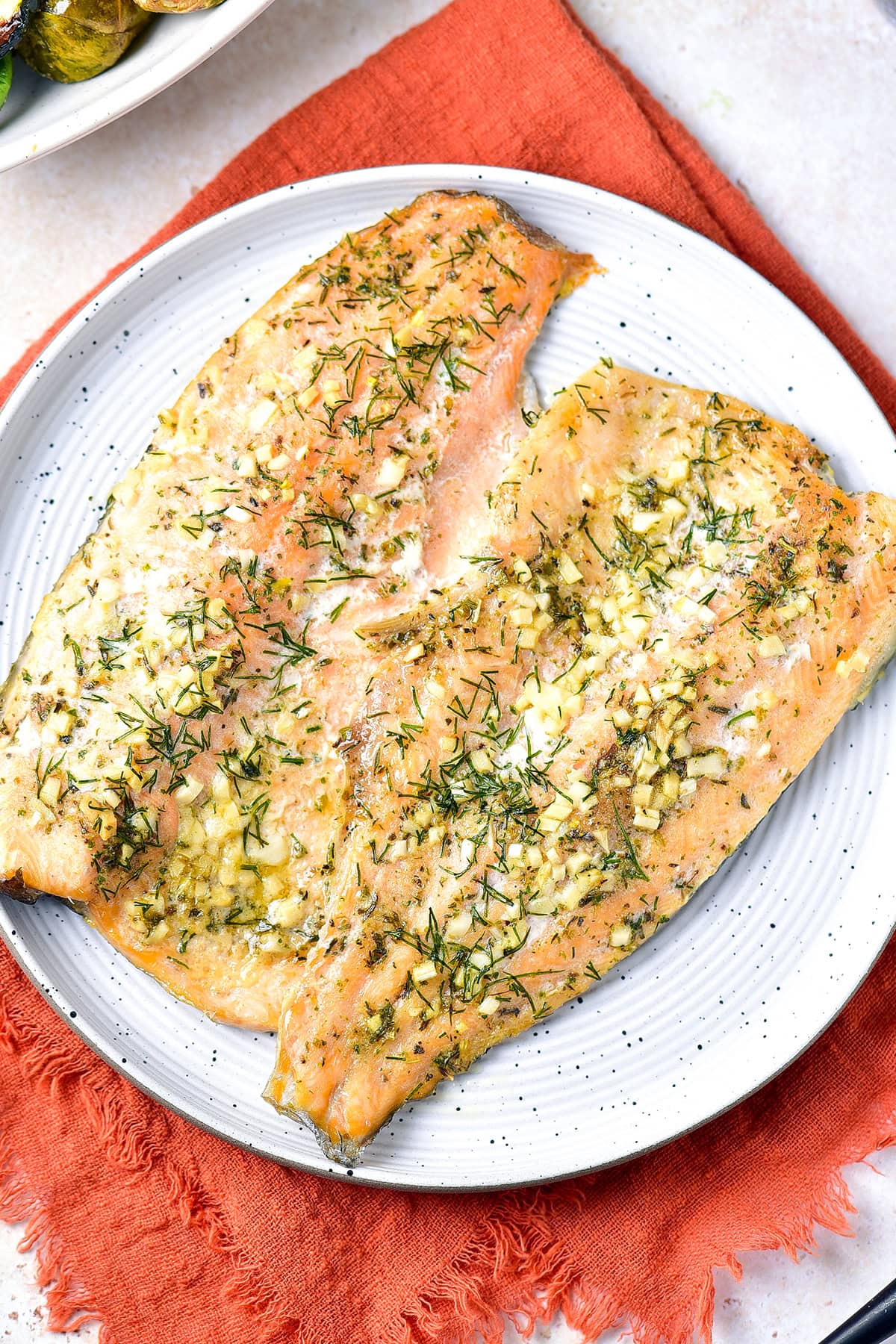 Sautéed Rainbow Trout with Dill and Garlic