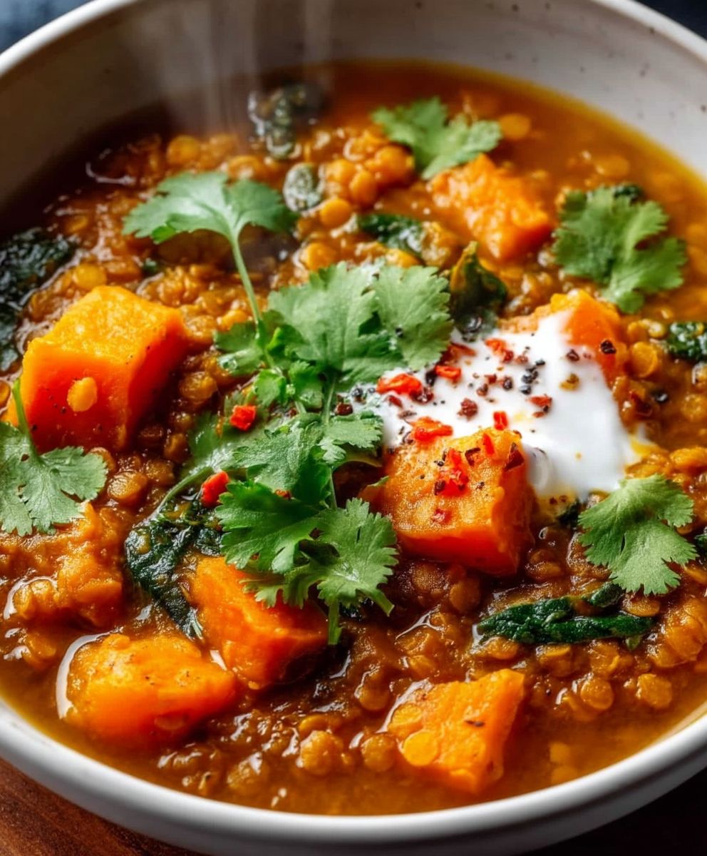 Stovetop Lentil and Sweet Potato Curry