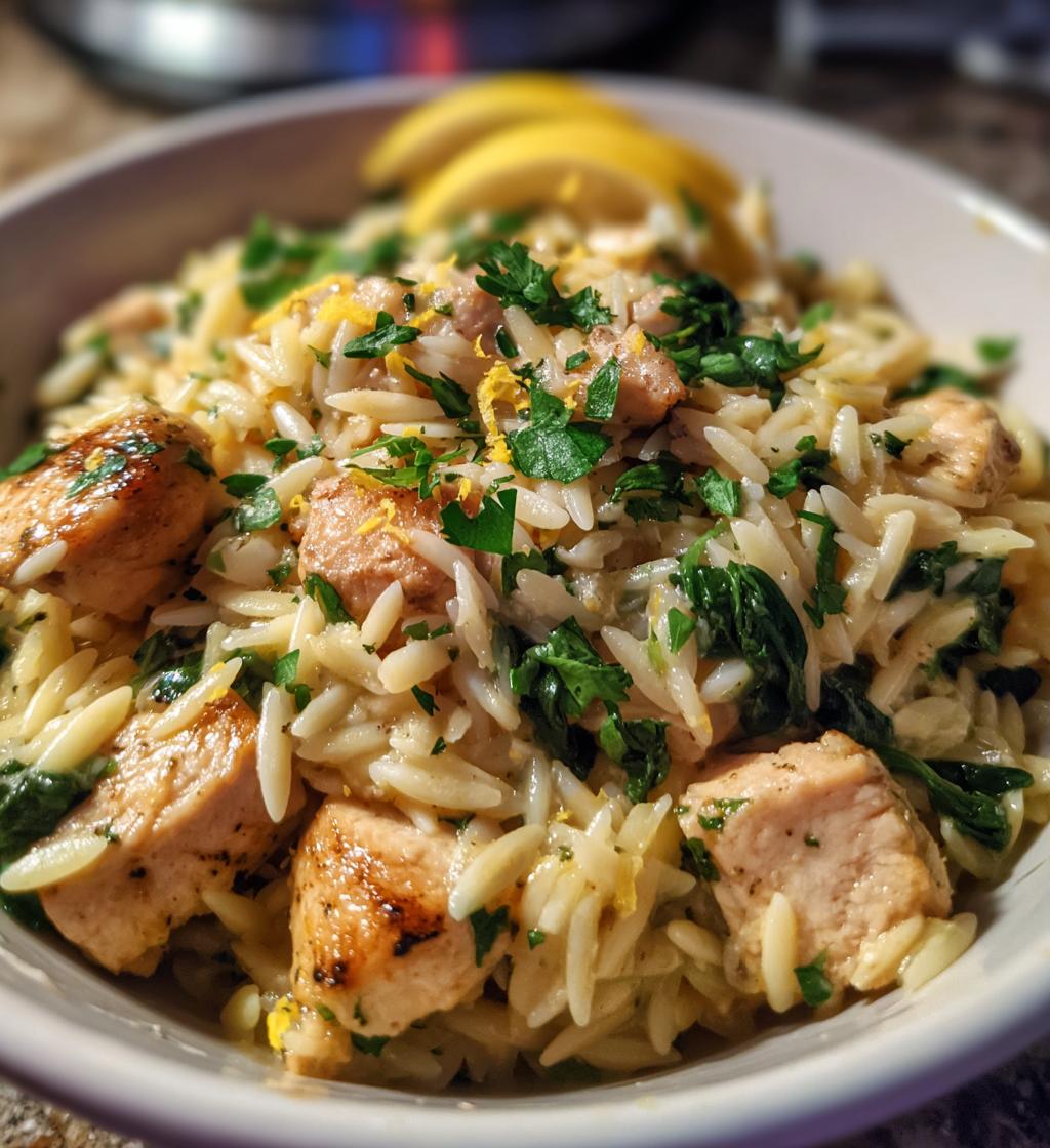 One-Pot Lemon-Dill Orzo with Roasted Vegetables