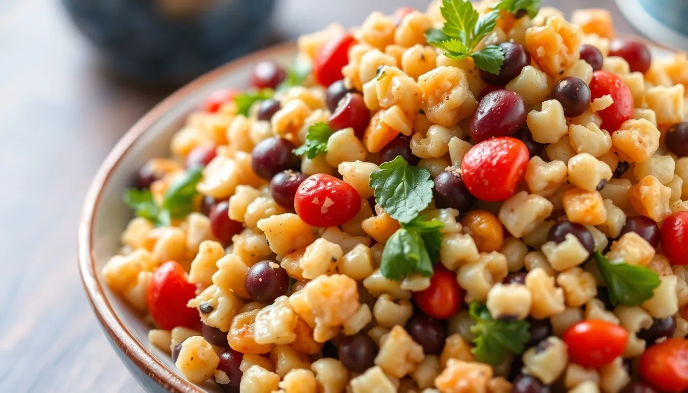 Hearty Estate Bean and Grain Salad