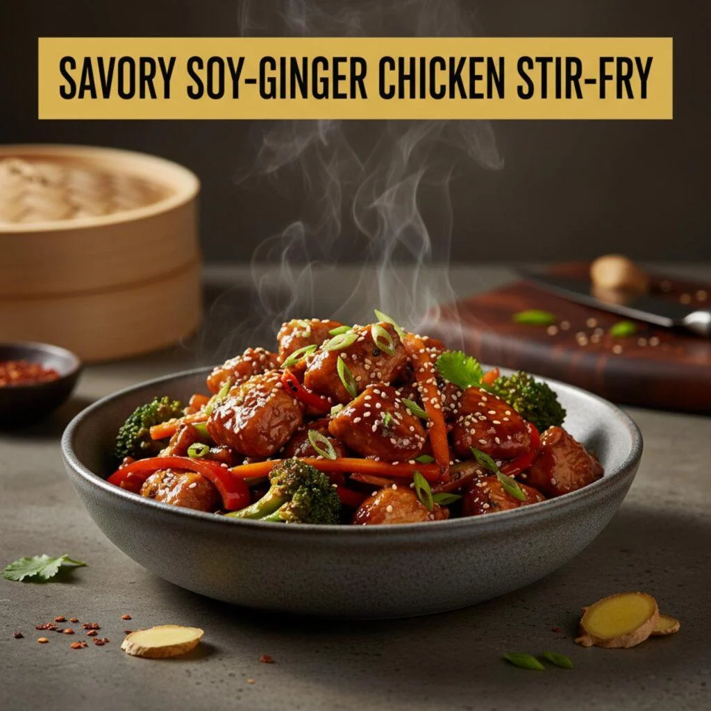 Soy-Ginger Chicken Stir Fry