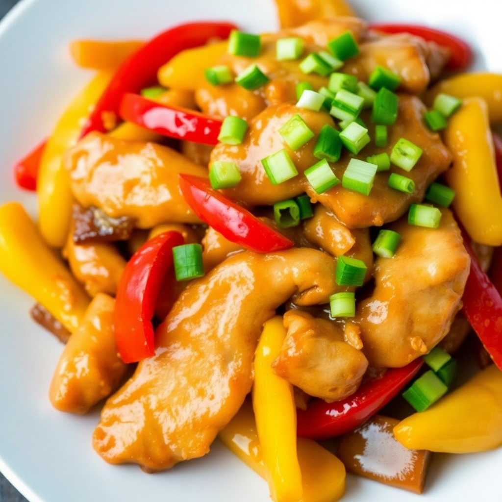 One-Pan Chicken Stir-Fry with Ginger and Garlic