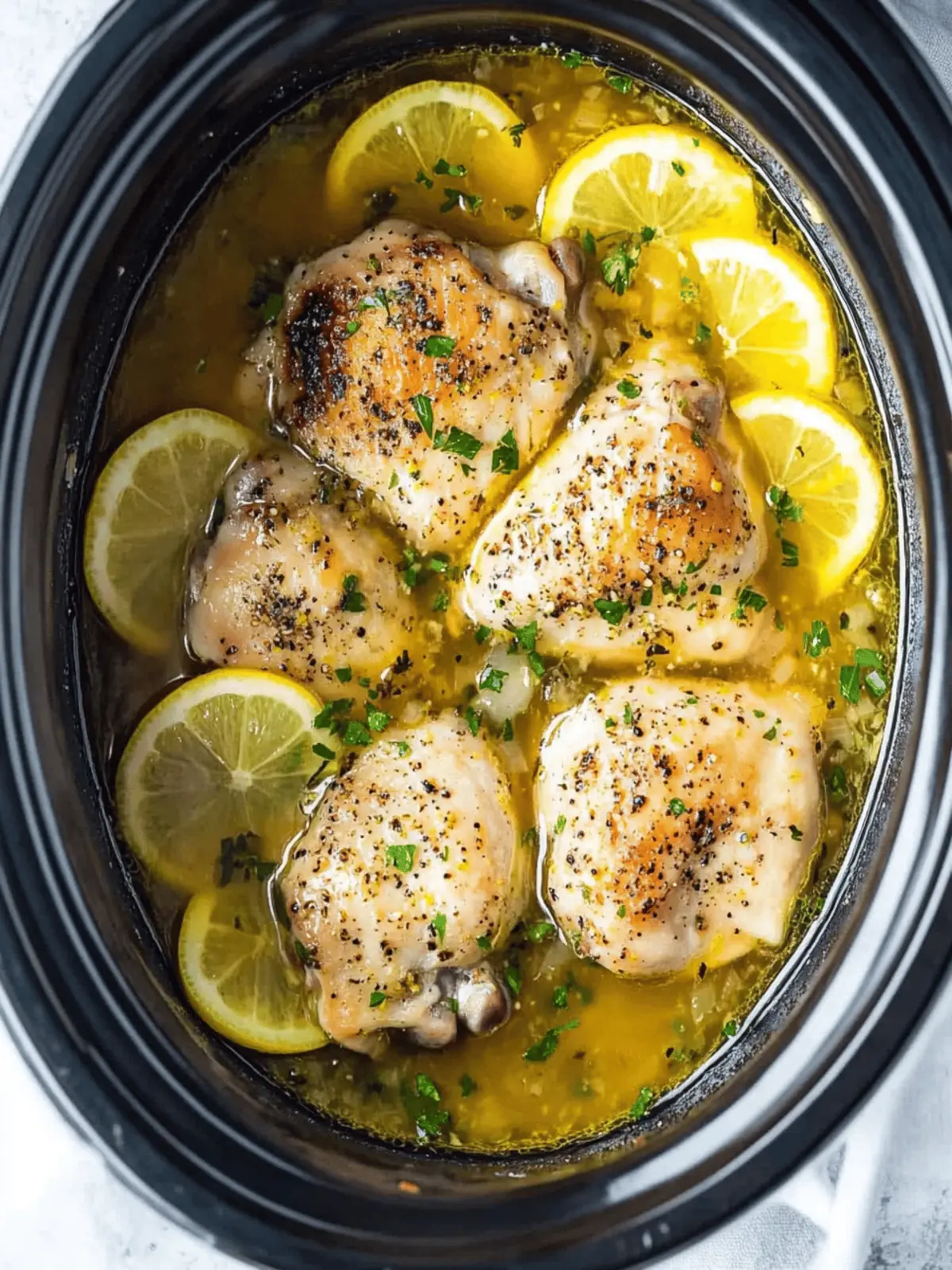 Lemon-Garlic Chicken Thighs