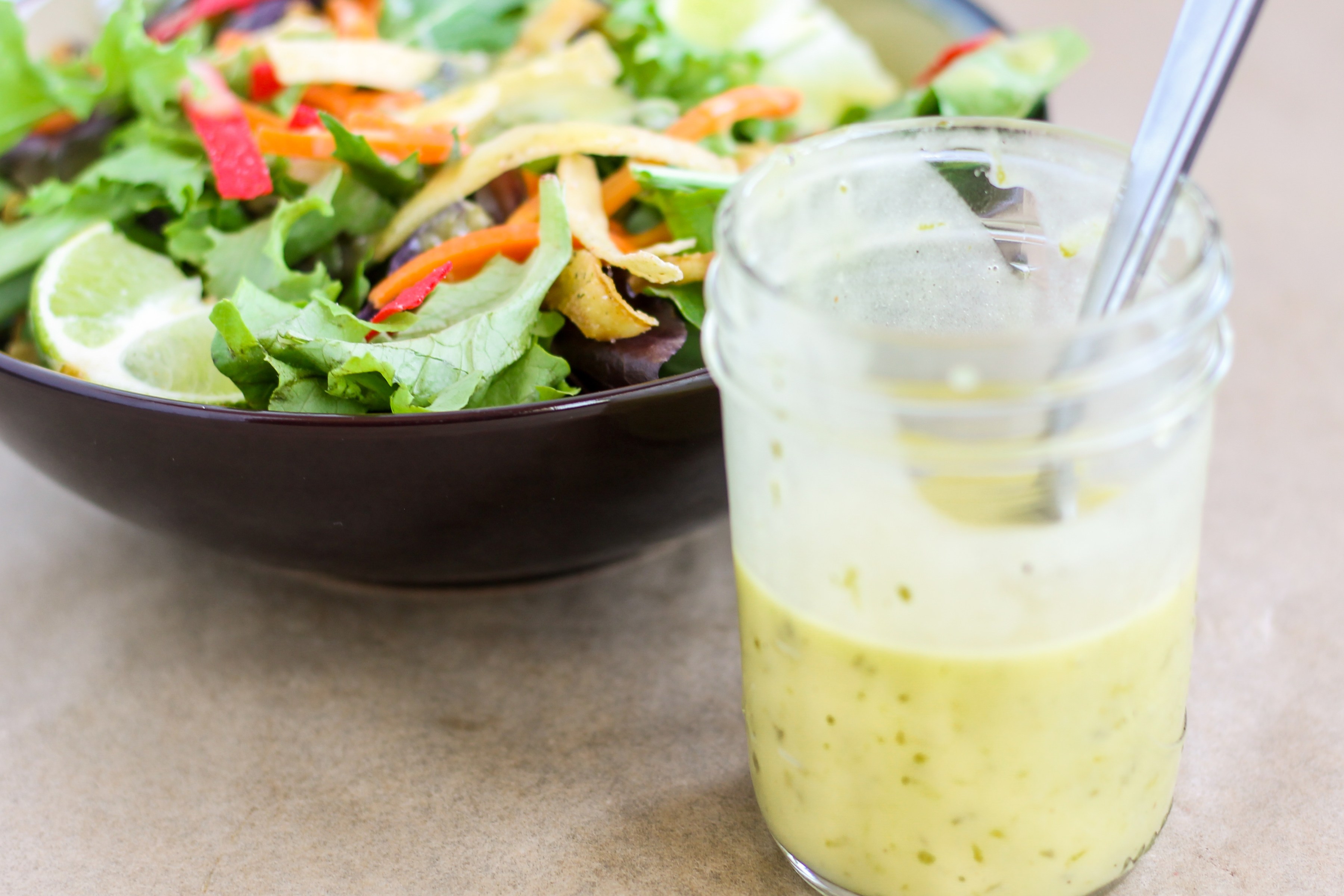 North Shore Garden Salad with Honey-Lime Vinaigrette
