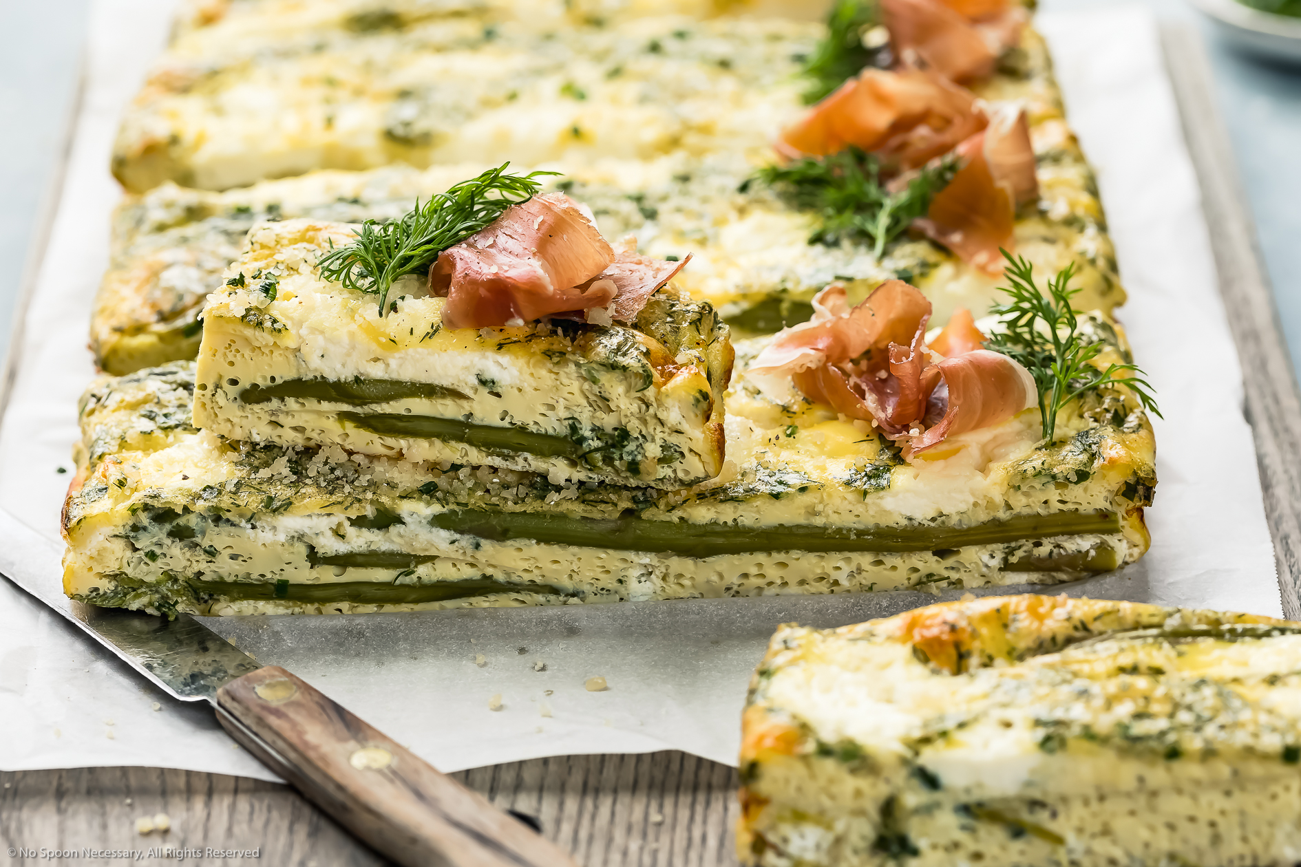Baked Egg and Asparagus Frittata