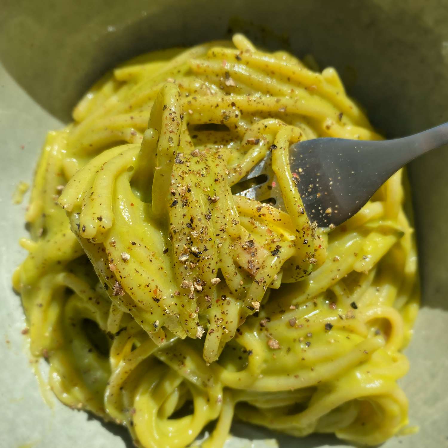 Avocado and Egg 'Carbonara' Bowl