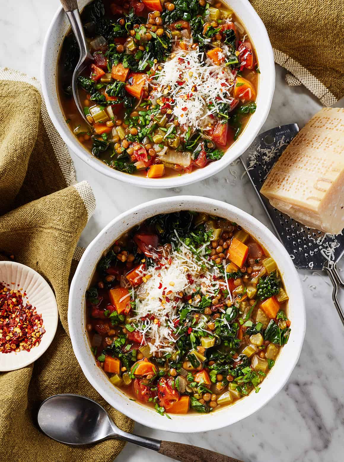 Slow-Simmered Vegetable and Lentil Soup