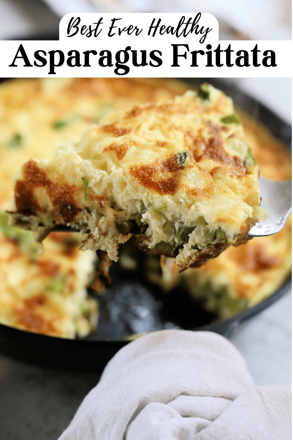 Asparagus and Leek Frittata with Fresh Dill