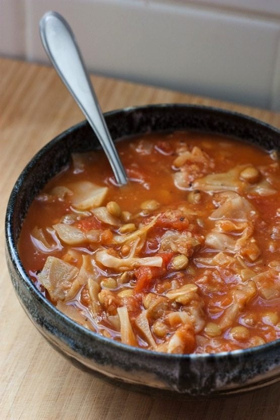Lentil and Cabbage Soup