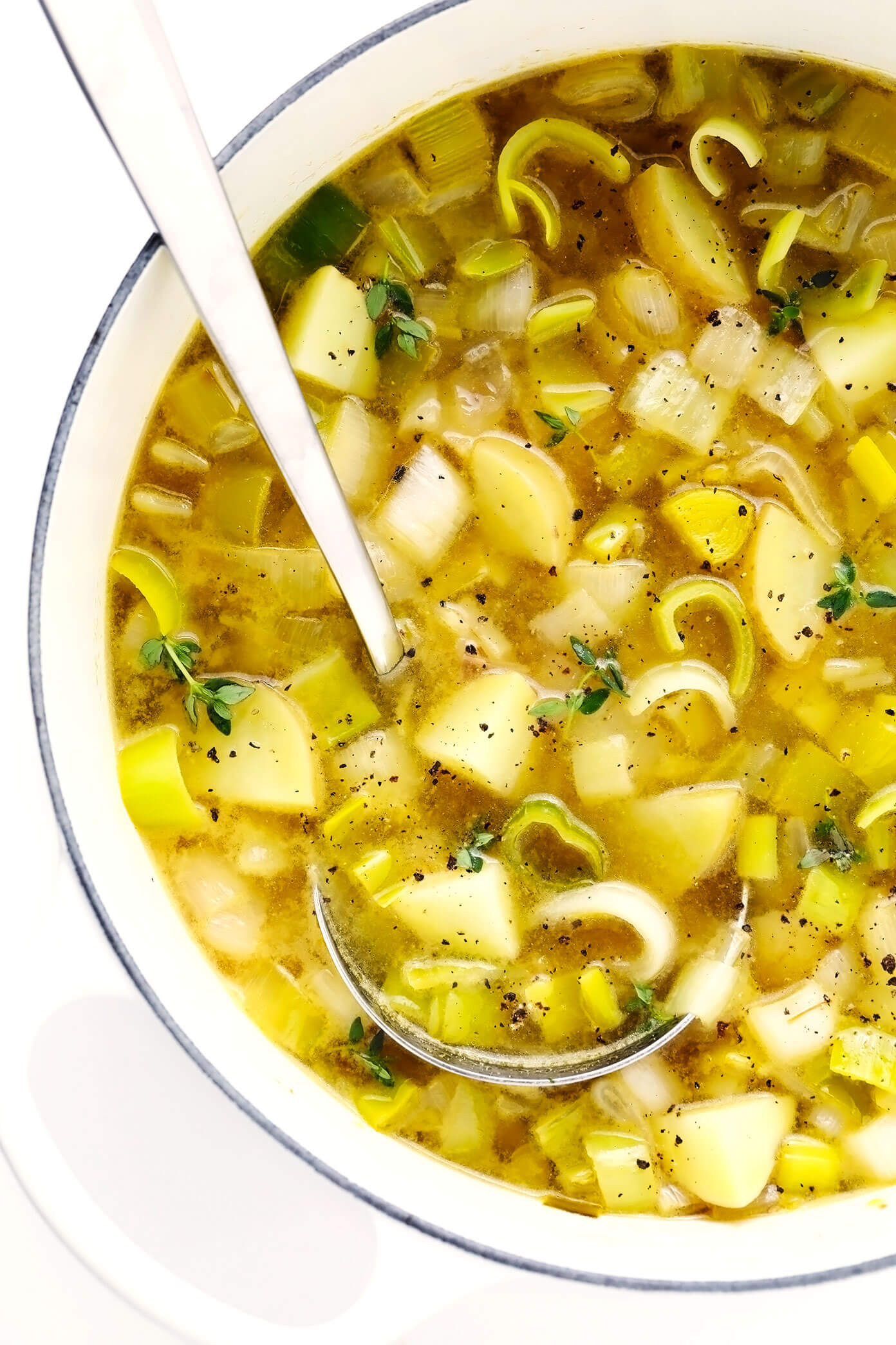 Slow-Simmered Leek and Vegetable Soup