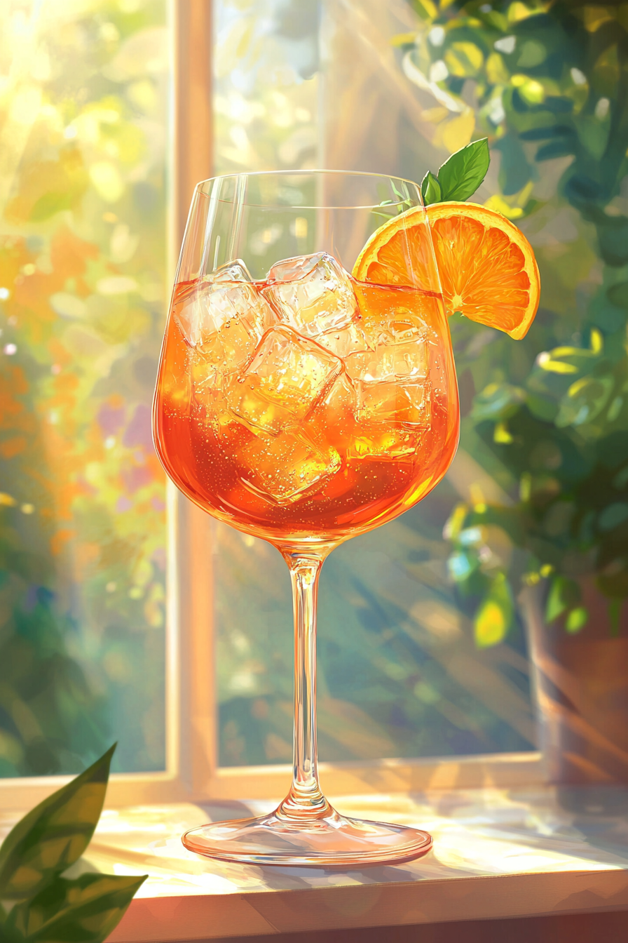 Ginger Aperol Bitter Brew