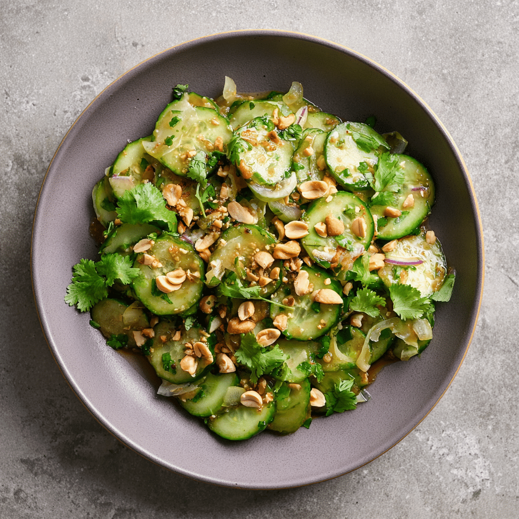 Miso-Cucumber Salad with Toasted Sesame Seeds