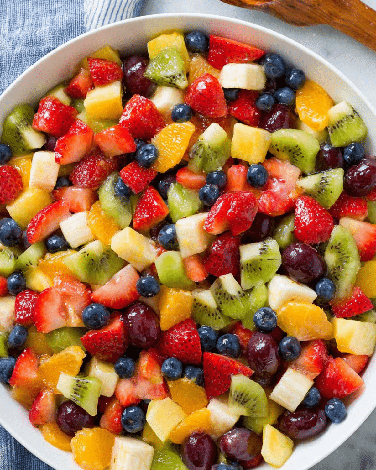 Rainbow Chopped Salad with Honey-Lime Dressing