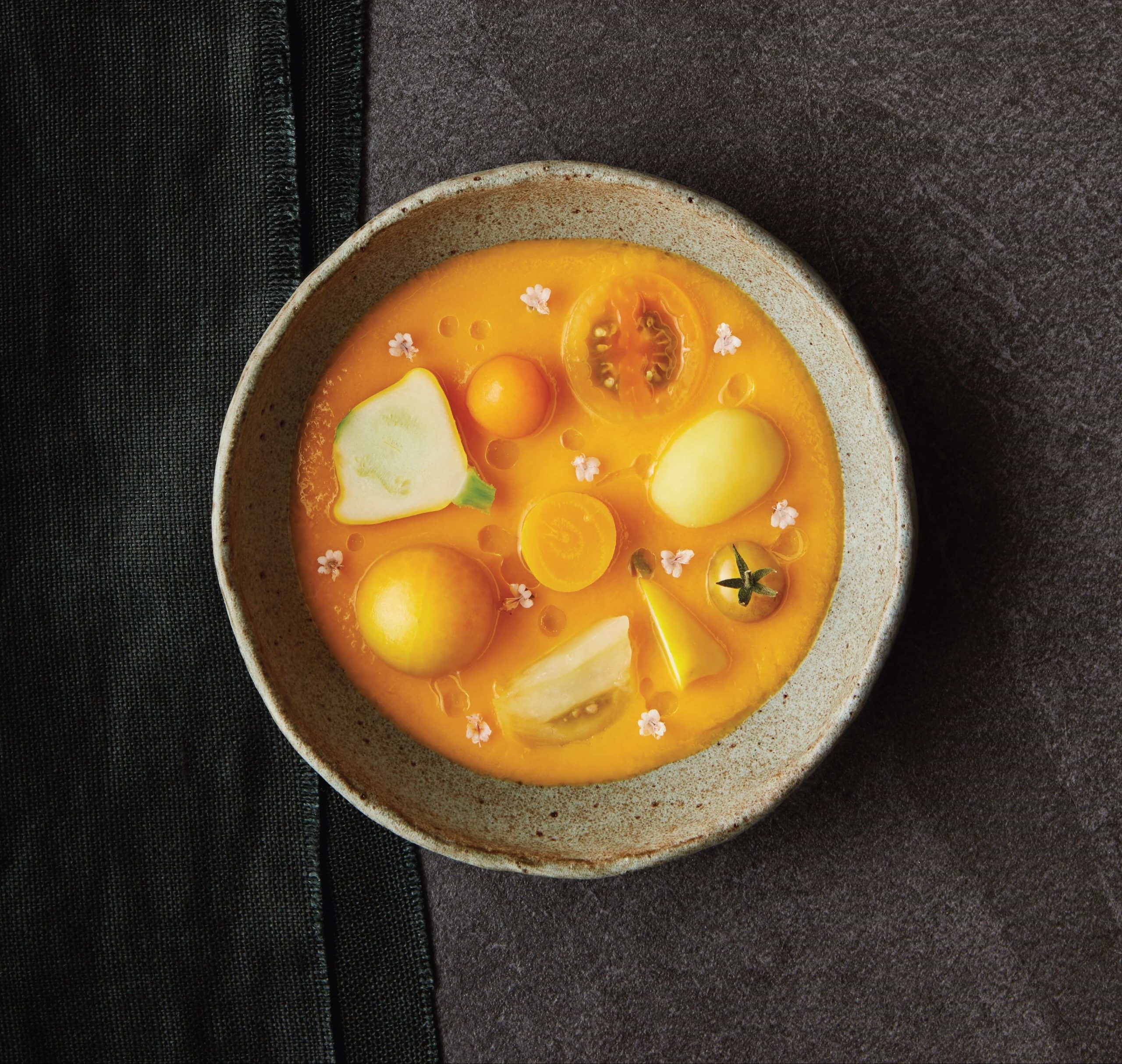 Golden Vegetable Consommé