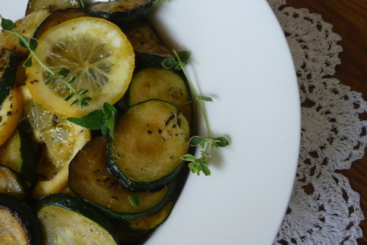 Herb-Roasted Zucchini and Squash Medley